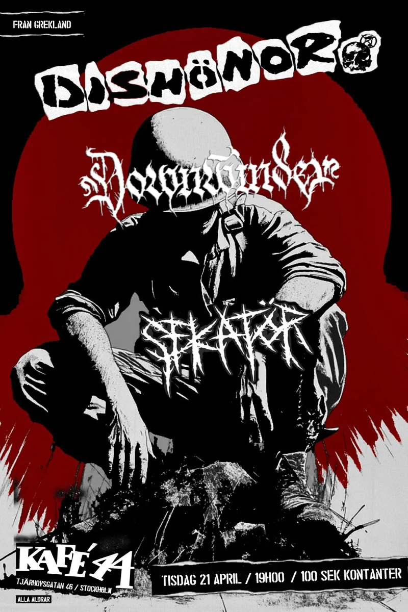 Dishonor Stockholm show