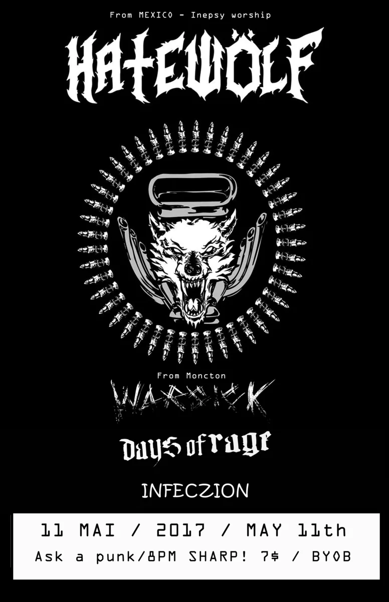 Hatewolf Montreal show