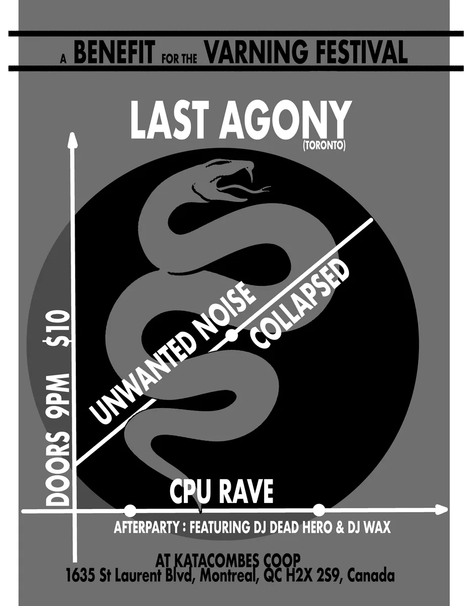 Last Agony Montreal show