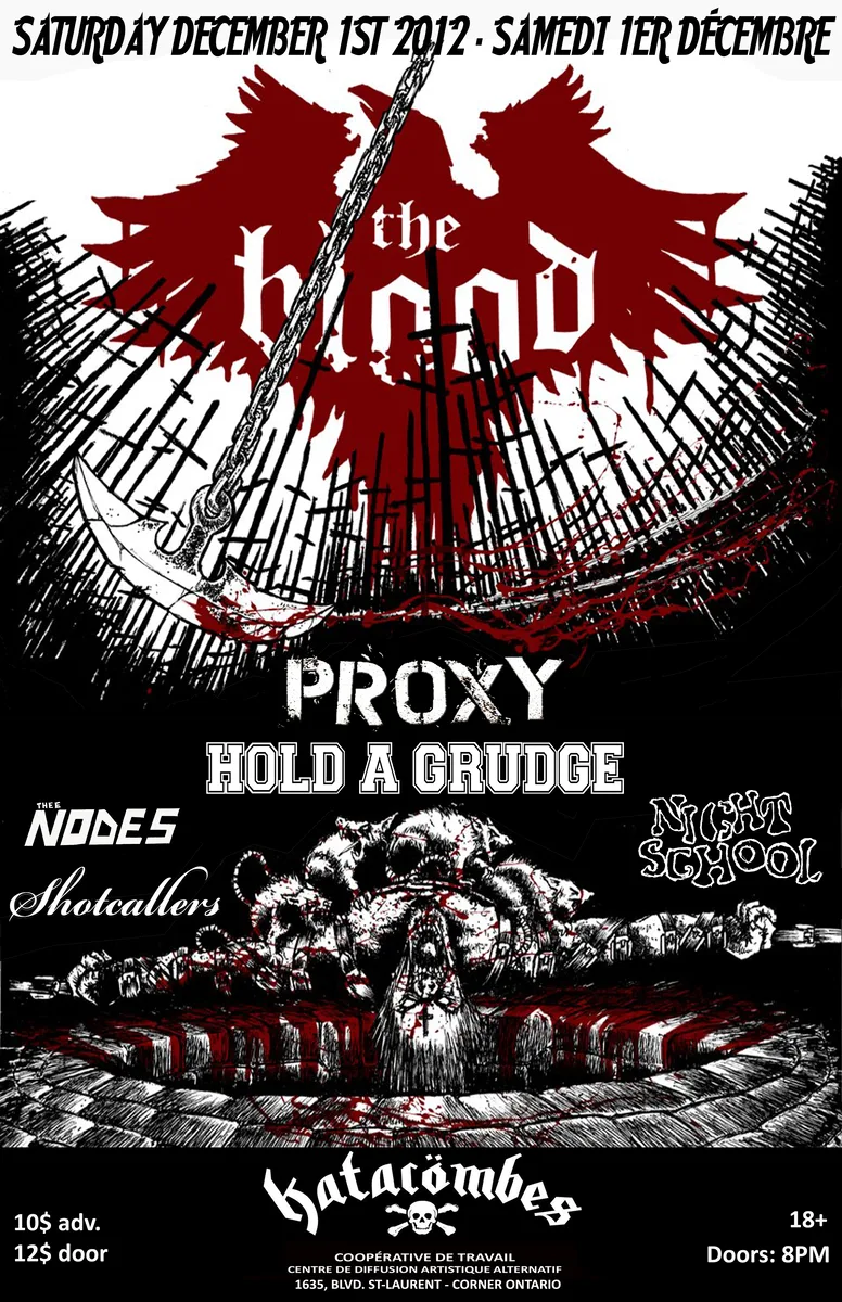 The Blood Montreal show