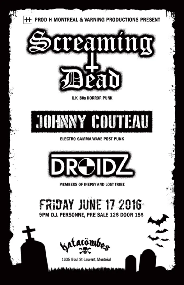 Screaming Dead Montreal show