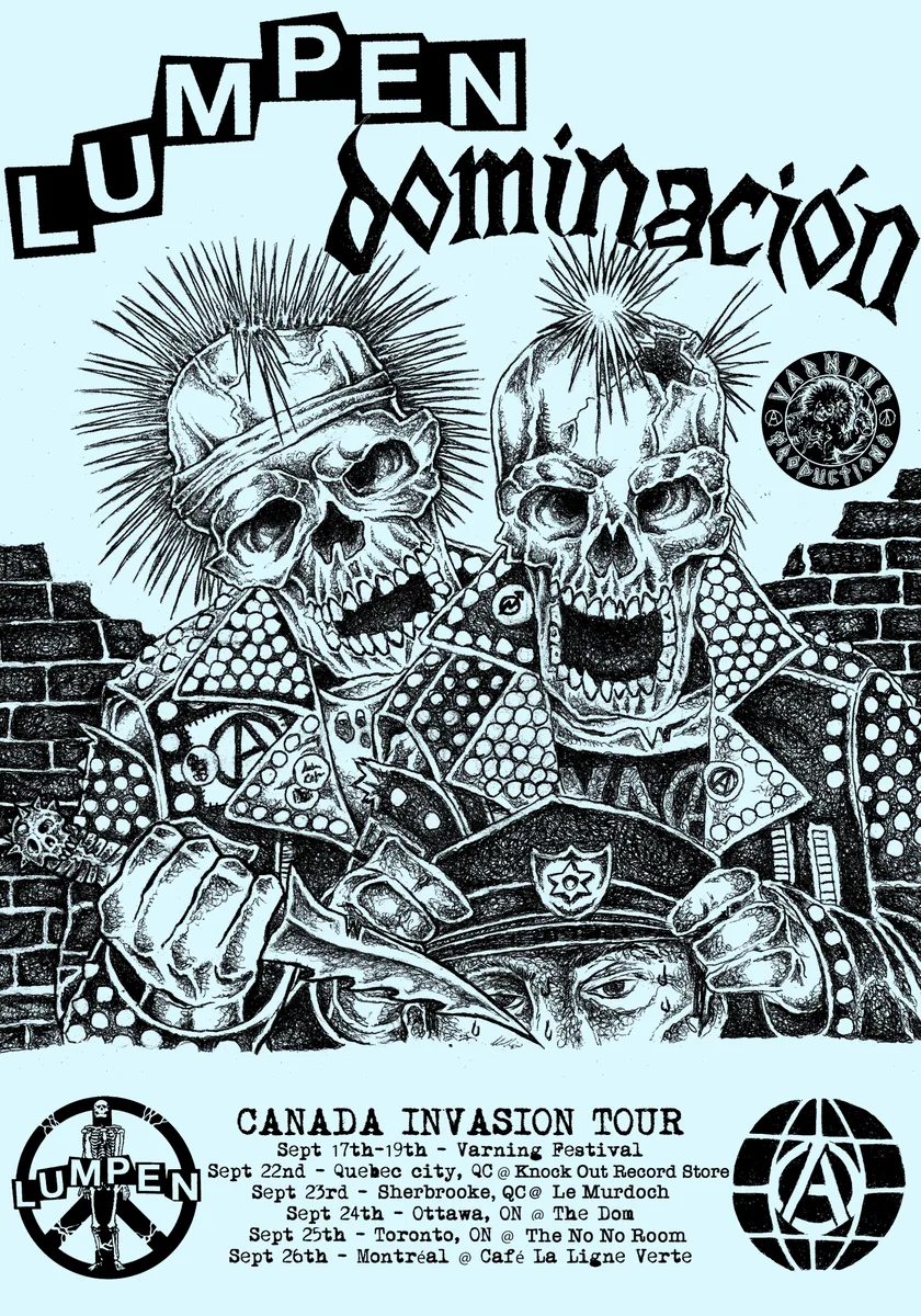 Dominacion/Lumpen Tour flyer