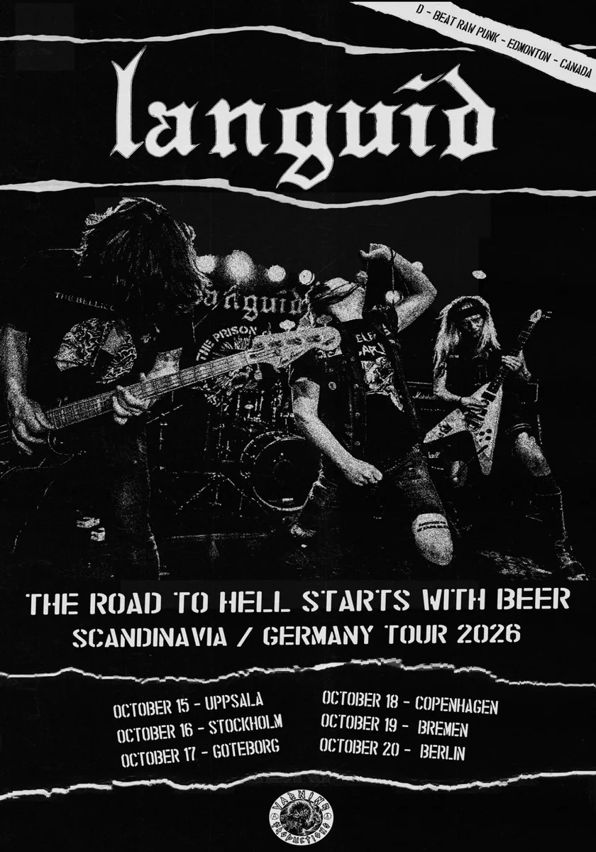 Languid Tour flyer