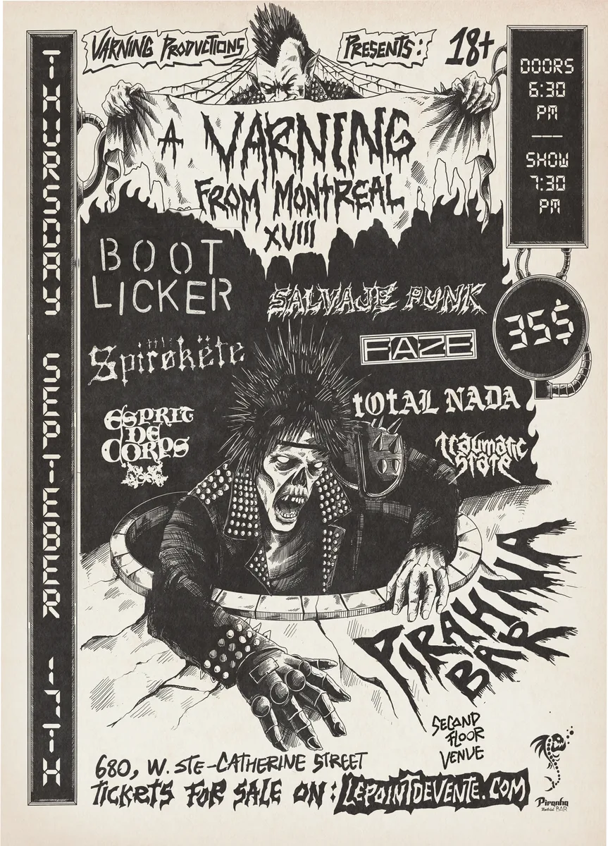 Thursday festival show flyer